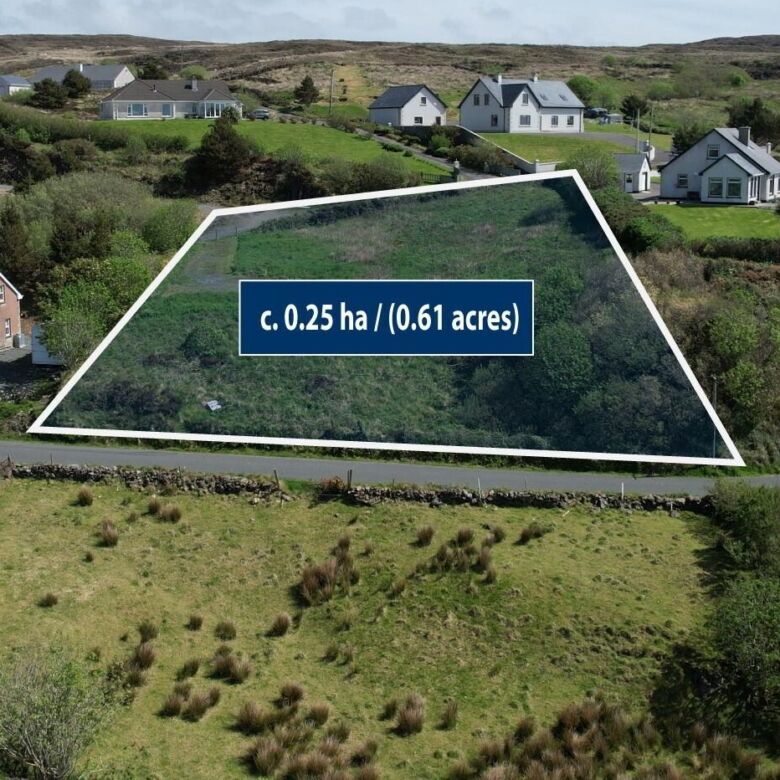 Land for sale in Derrylaghan Kilcar, County Donegal, offering scenic views and development potential.