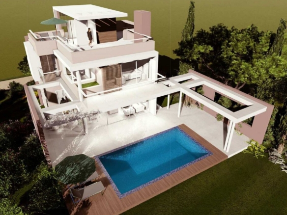 500163 villas houses in pissouri full