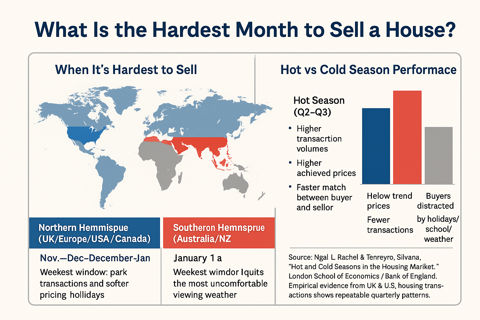Hardest time to sell a a house