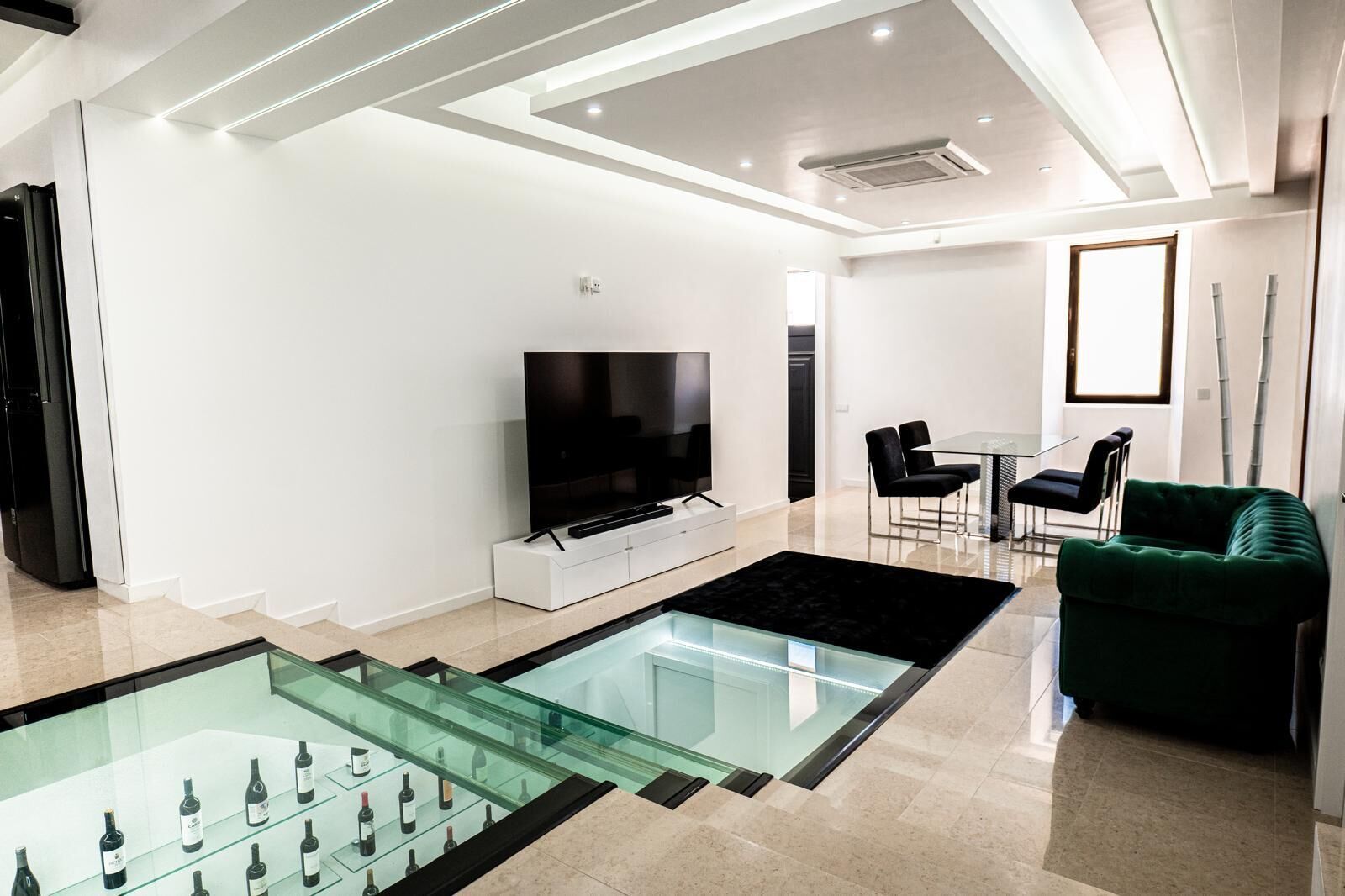 Luxury boutique hotel interior with modern furnishings and stylish decor in Leiria.