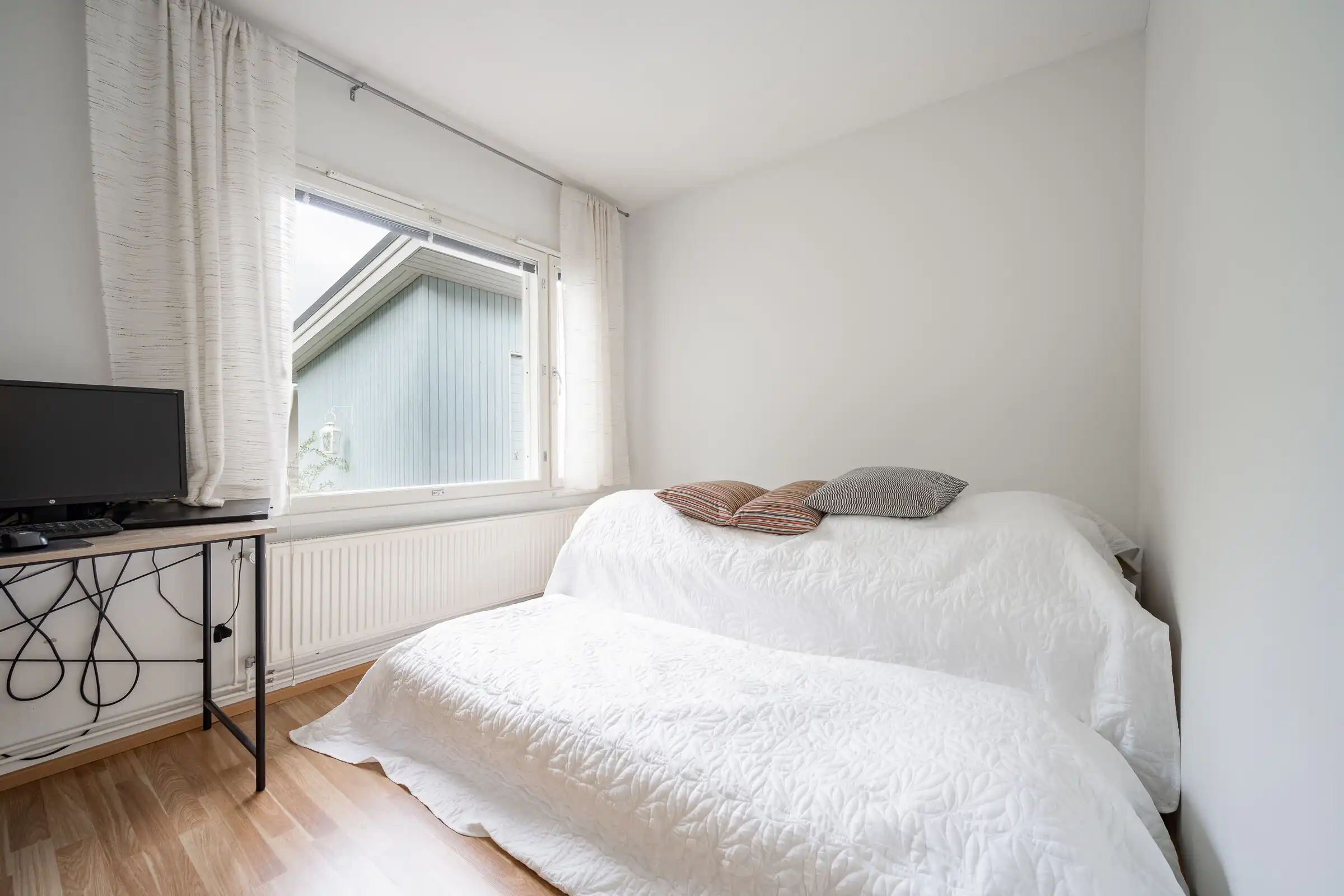 Charming 2-bedroom home for sale in peaceful Hirvensalo, Turku, featuring bright interiors and moder.