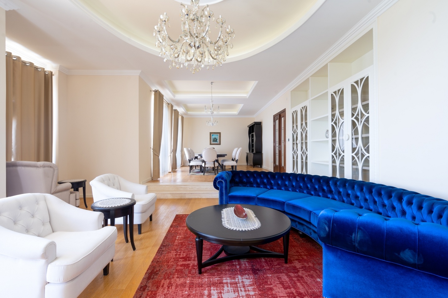 Seaview-villa-with-swimming-pool-for-sale-in-Budva-living-room-2