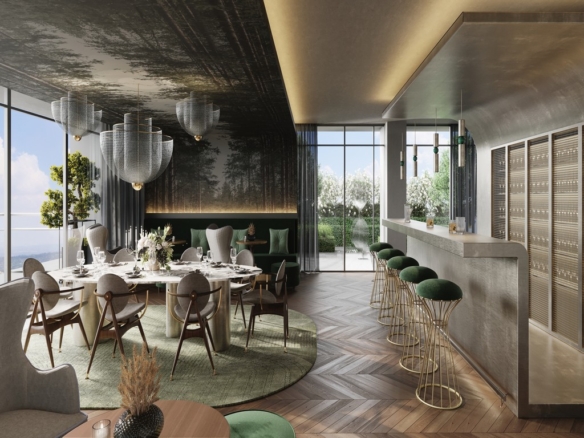 The Crestmark Club room