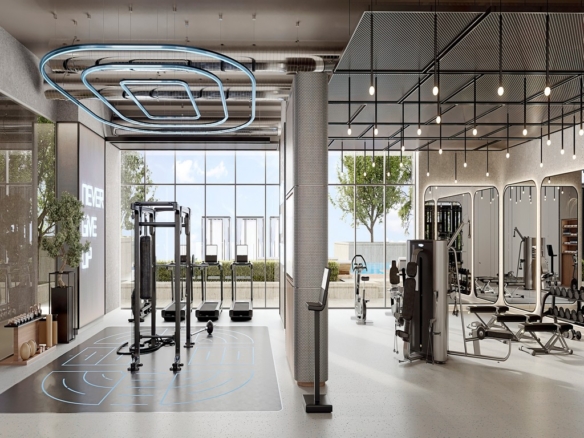 The Crestmark fitness studio