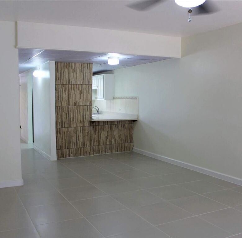 Spacious interior of a 2-bedroom townhouse in Fairways Maraval, Port of Spain, Trinidad.