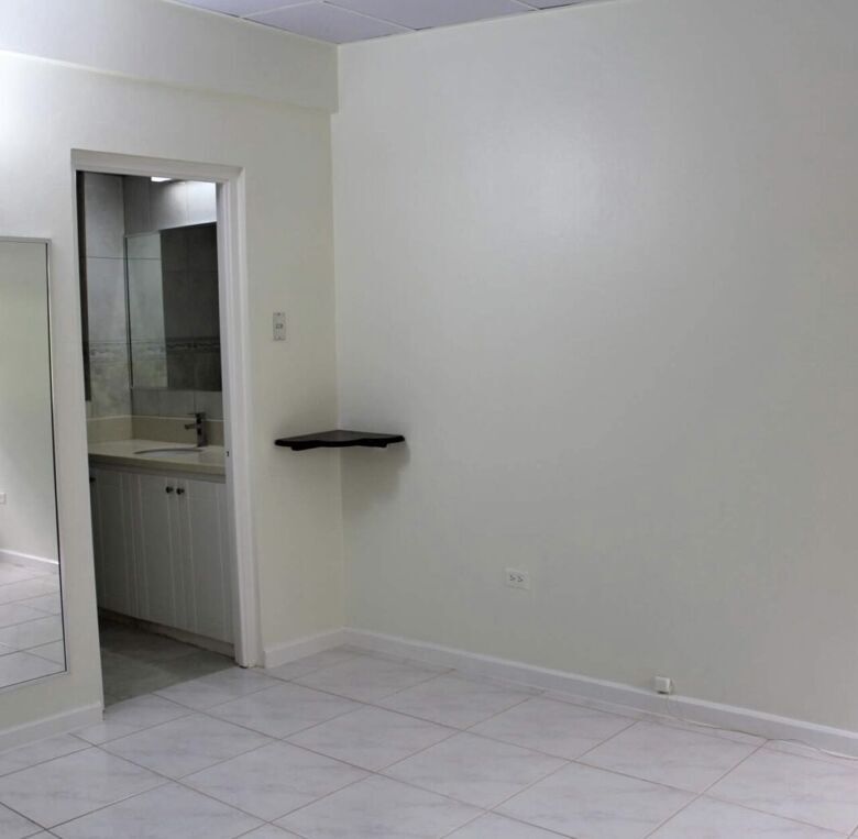 Interior of a clean, bright 2-bedroom townhouse in Fairways Maraval, Port of Spain, Trinidad.