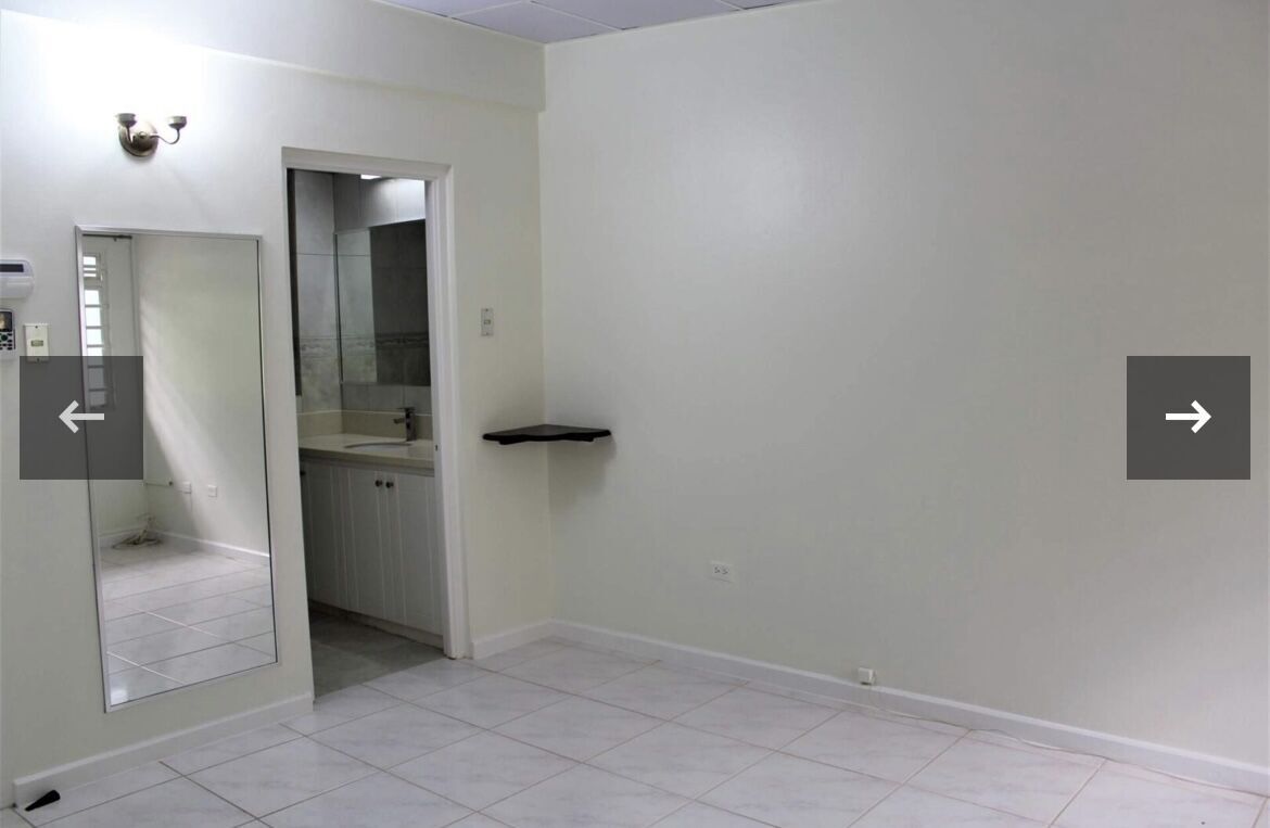 Interior of a clean, bright 2-bedroom townhouse in Fairways Maraval, Port of Spain, Trinidad.