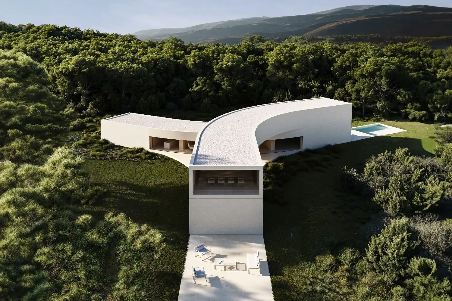 Modern & sustainable villa project in Altos de Valderama, Sotogrande, featuring innovative architect.