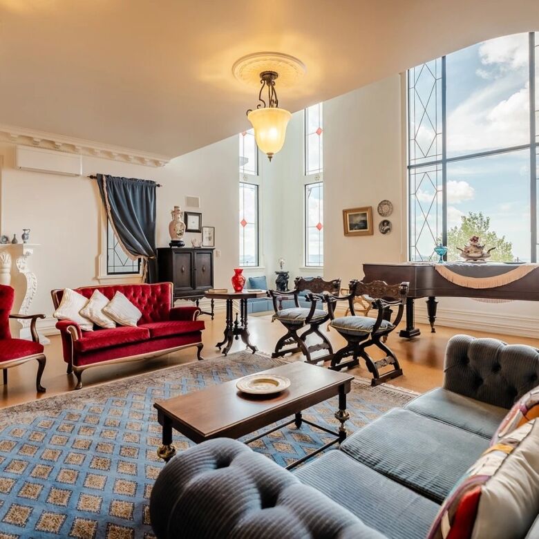 Château Te Kamo for sale in Ngararatunua, featuring elegant interiors and stunning views.