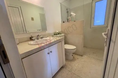 Modern fully furnished loft bathroom in San Miguel de Allende, Mexico.