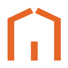 Icon of a house representing real estate properties for sale.
