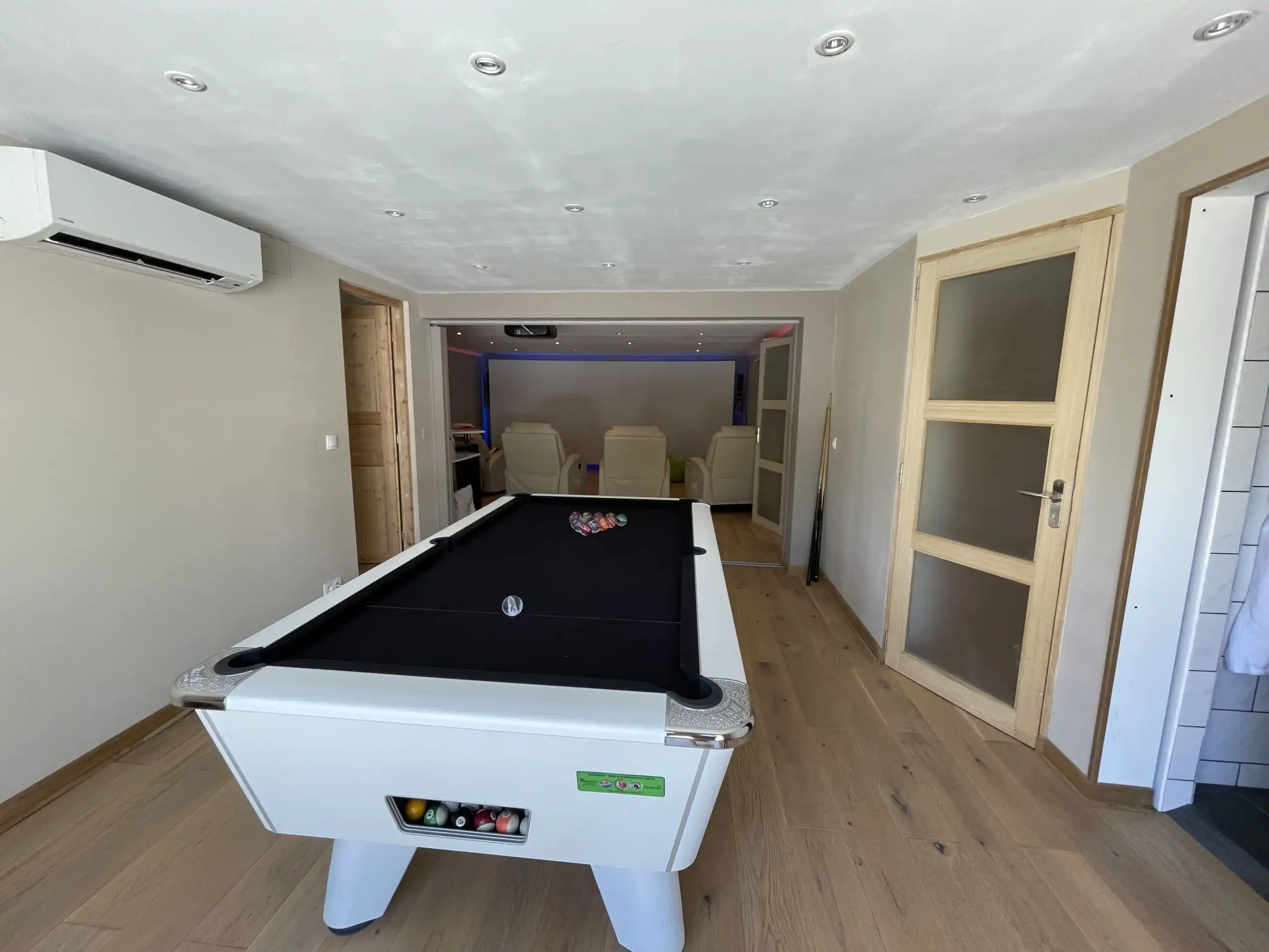 Elegant family villa featuring a private pool and modern interiors in Biot. Perfect for luxurious li.