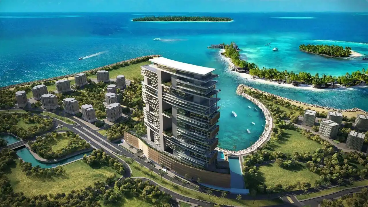 Luxury Apartments at Radiant Marina Tower Abu Dhabi Modern apartment overlooking the marina and ocean in Radiant Marina Tower, Al Reem Island.