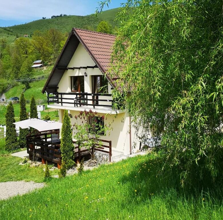 Cozy two-story house surrounded by greenery in Bicaz, ideal for peaceful living.