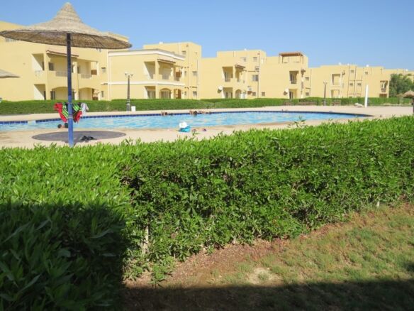 Apartment with swimming pool at Aquarious Resort, Ain Sokhna.