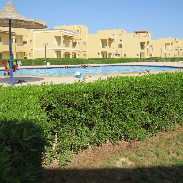 Apartment with swimming pool at Aquarious Resort, Ain Sokhna.
