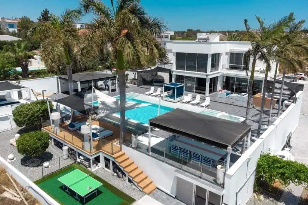 Luxurious 5-bedroom villa with private pool and modern amenities in Ayia Napa. Perfect for upscale l.