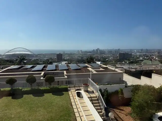 Luxury 5 bed villa with panoramic city views in Durban, South Africa. Modern design, spacious outdoo.