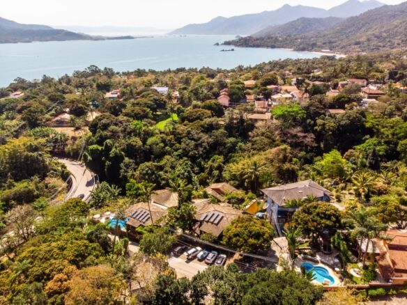 Boutique hotel for sale in Ilhabela surrounded by lush greenery and scenic views. Ideal investment o.