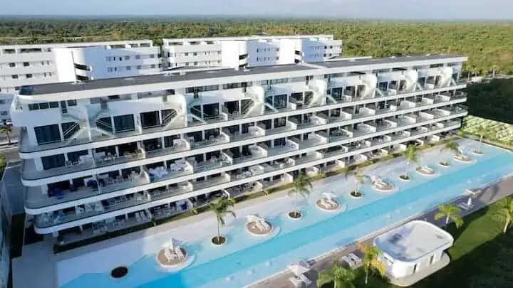 Modern 2-bedroom apartment with ocean views in Cana Rock STAR Punta Cana.