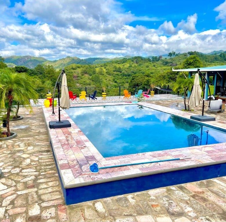 Style villa with pool in La Trinidad. Perfect for relaxing mountain views and luxurious living.