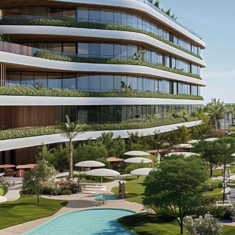 Modern 1-bedroom apartment in Pandawa Dream Complex Bali, featuring spacious living areas and stunni.