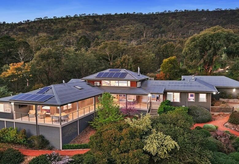 Elegant 6-bedroom equestrian property with scenic views in Flowerdale Victoria.
