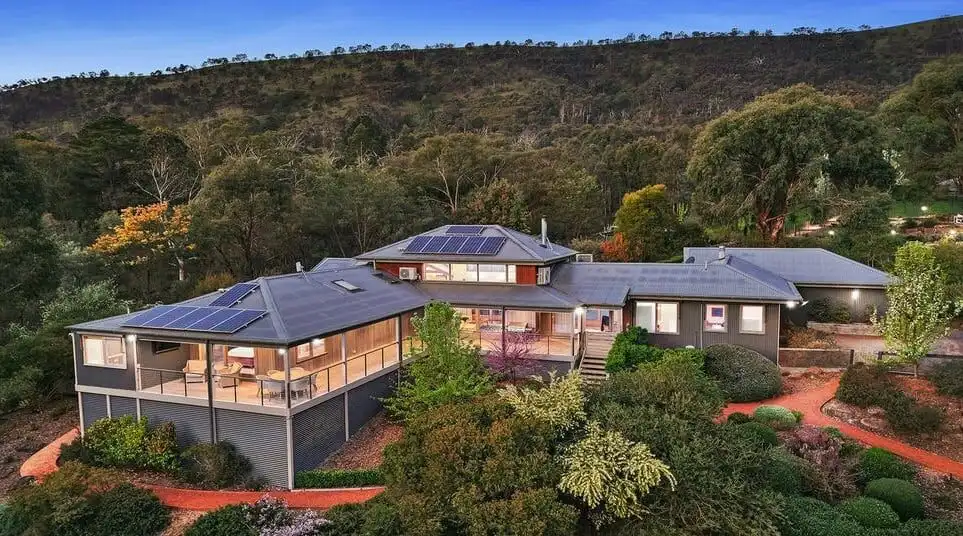 Elegant 6-bedroom equestrian property with scenic views in Flowerdale Victoria.