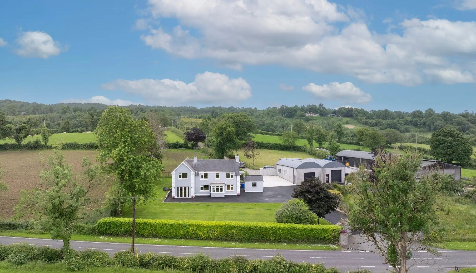 Beautiful 6-bedroom house for sale in Cosbystown, Enniskillen, County Fermanagh, set in scenic count.