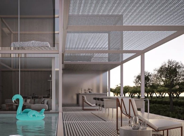 Modern luxury 2-bedroom villa with pool in Skrinjari, Istria.