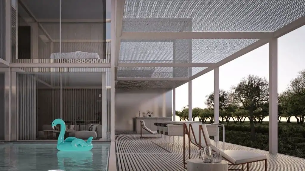 Modern luxury 2-bedroom villa with pool in Skrinjari, Istria.