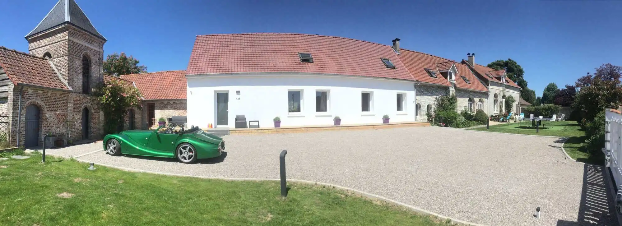 Elegant 9-bedroom property for sale in Sorrus with spacious grounds and gite development options. Pe.