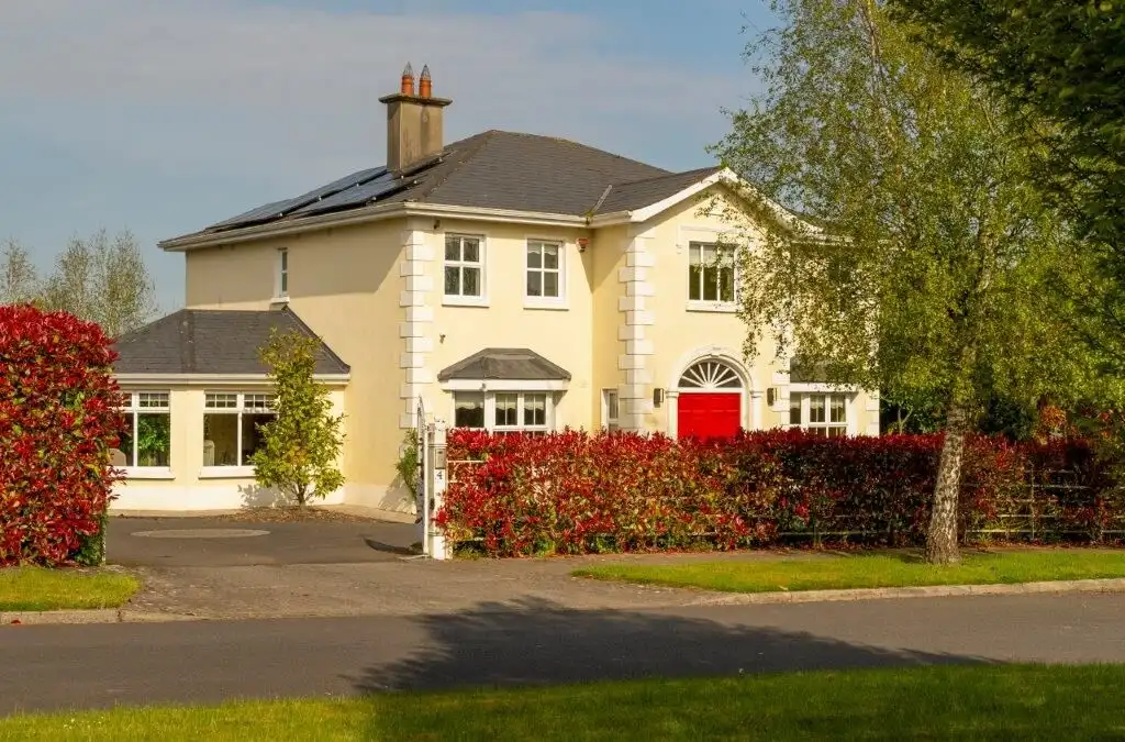 Elegant 4-bedroom bungalow for sale in Killenard, County Laois, featuring modern amenities and beaut.