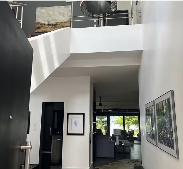 Luxury 3 Bed Villa Interior in El Matal Manabí with modern design and open-plan living space.