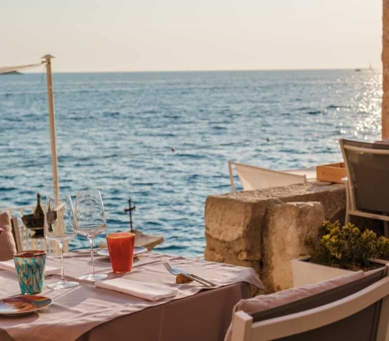 Villa with sea view in Skrinjari, Istria, Croatia.