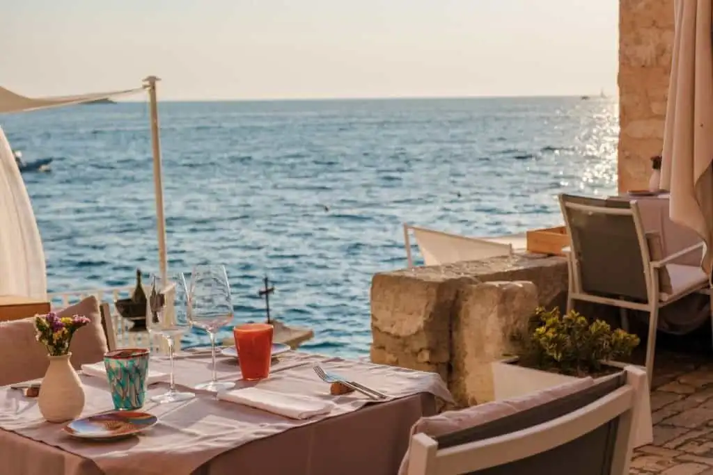 Villa with sea view in Skrinjari, Istria, Croatia.