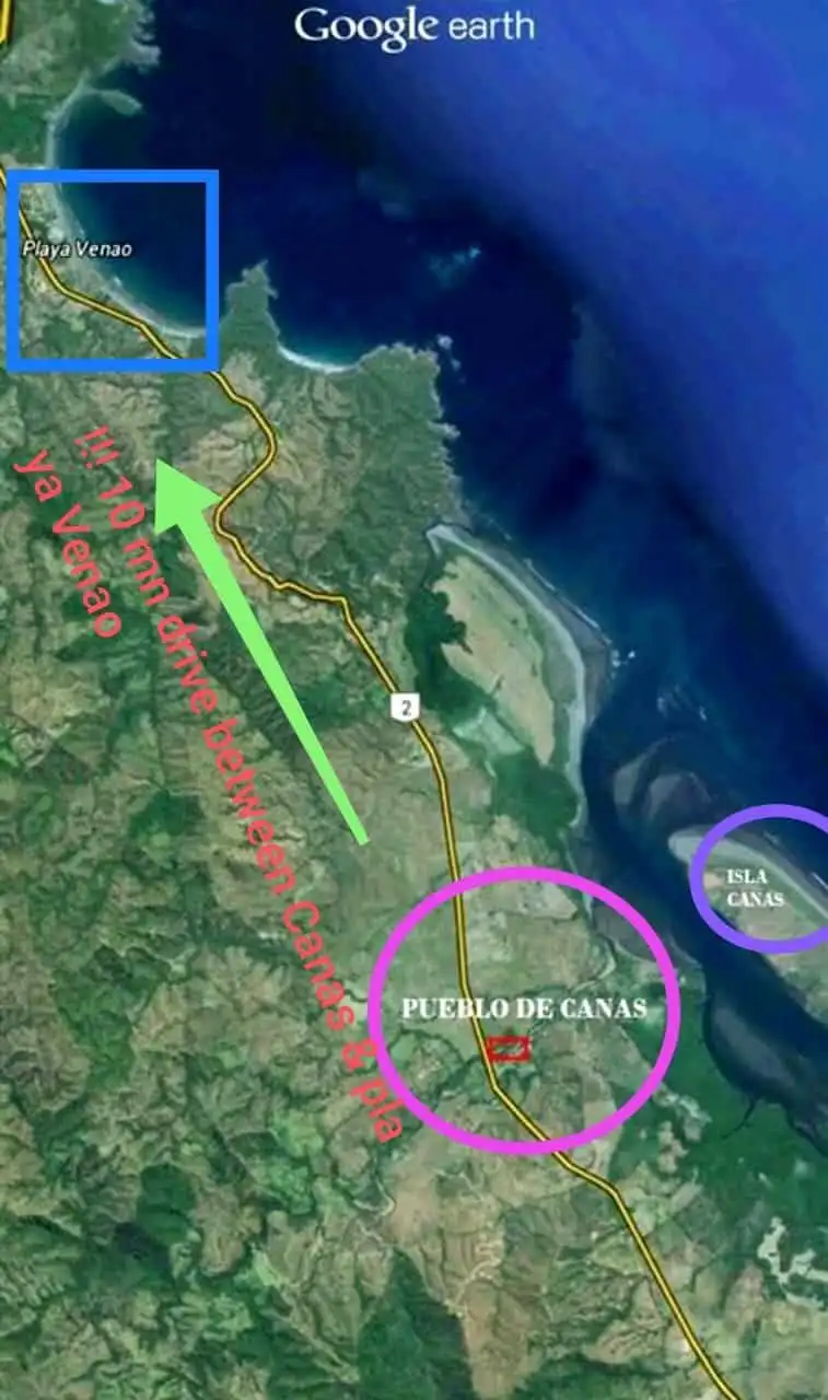 Scenic aerial view of land for sale near Playa Venao, Panama, ideal for eco-tourism projects and dev.