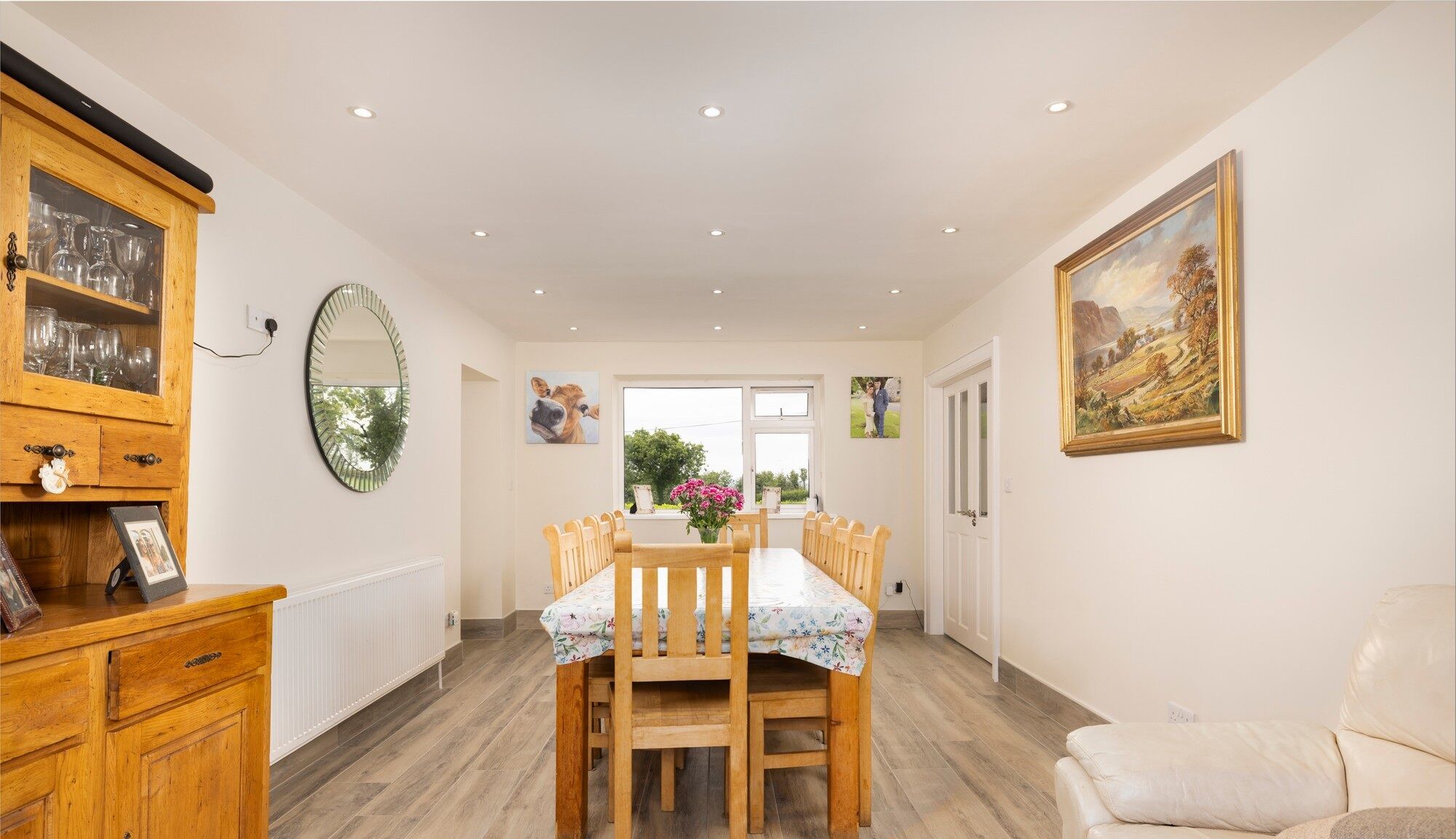 Beautiful interior of a spacious 6-bedroom house in Cosbystown, Enniskillen, County Fermanagh, featu.
