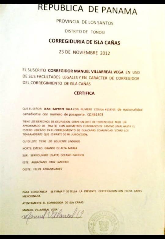 Tourism & Development Land Near Playa Venao.