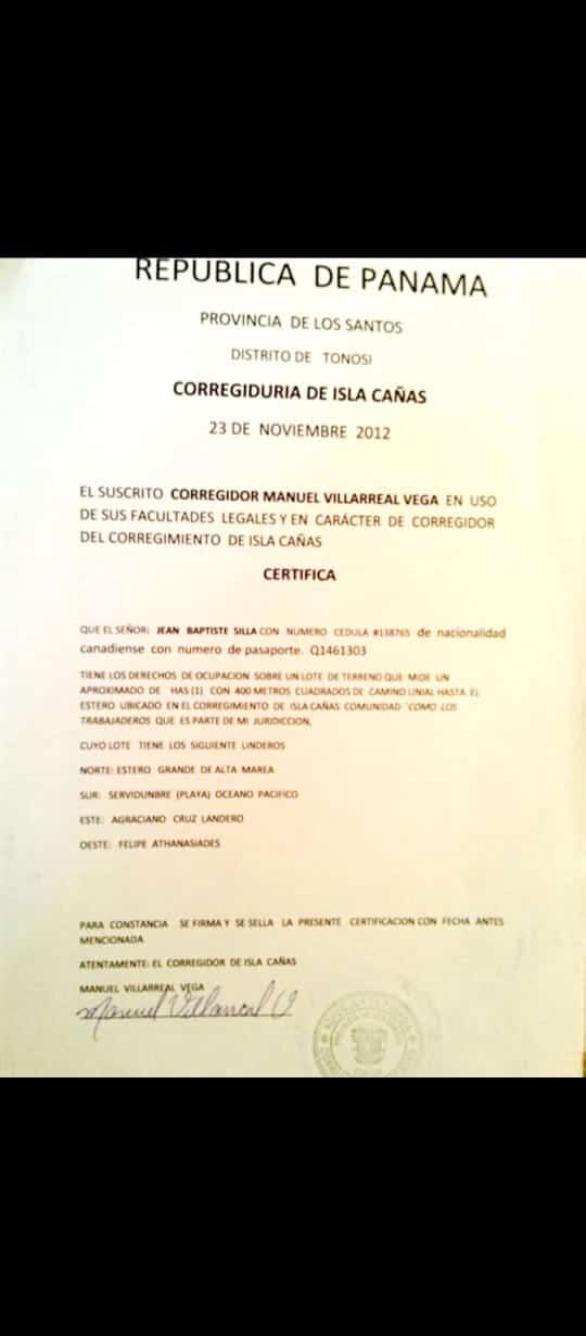 Tourism & Development Land Near Playa Venao.