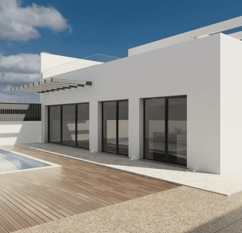 Elegant modern villa with private pool in Sintra, Portugal. Perfect for luxury living and investment.