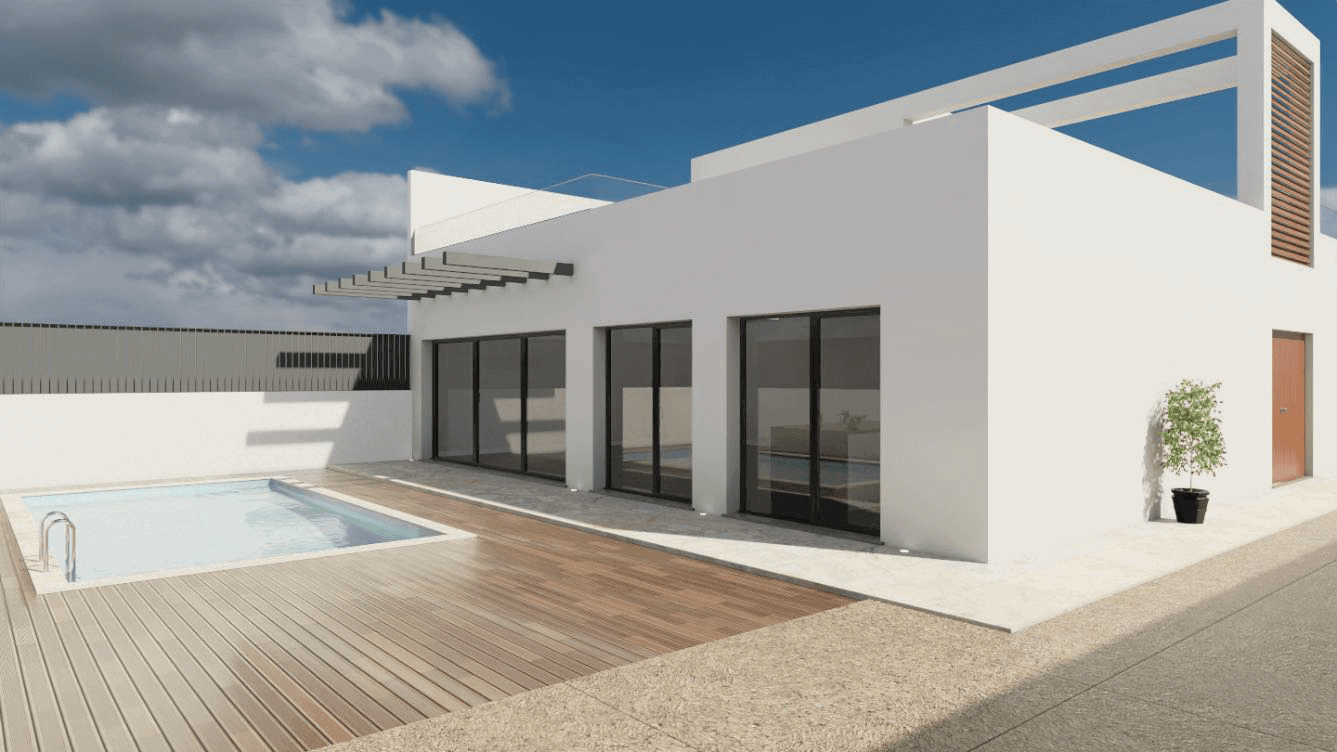 Elegant modern villa with private pool in Sintra, Portugal. Perfect for luxury living and investment.