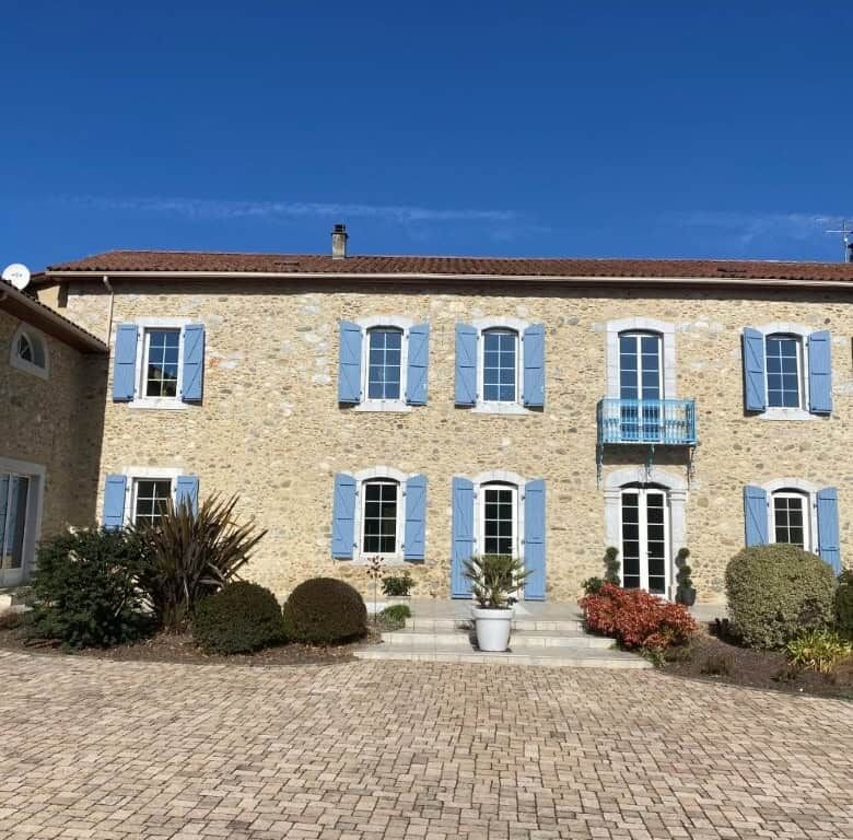Built bed and breakfast for sale in Ausson, Haute Garonne, offering luxury accommodation and scenic.