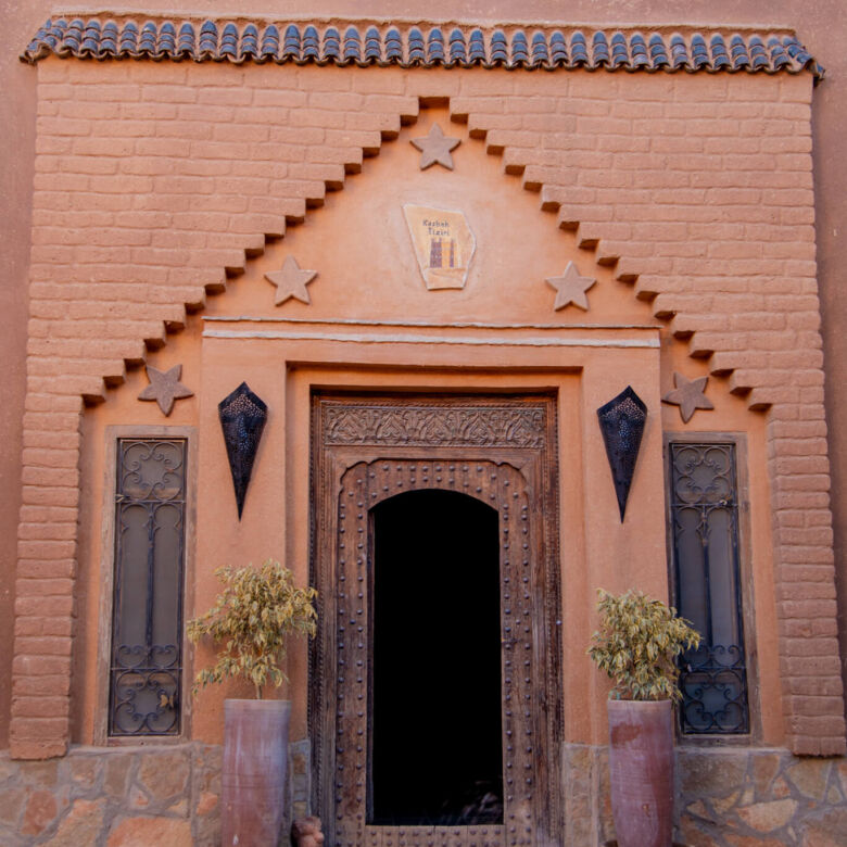 Kasbah Tiziri Hotel for Sale in Imzough, Morocco, featuring traditional Moroccan architecture and de.