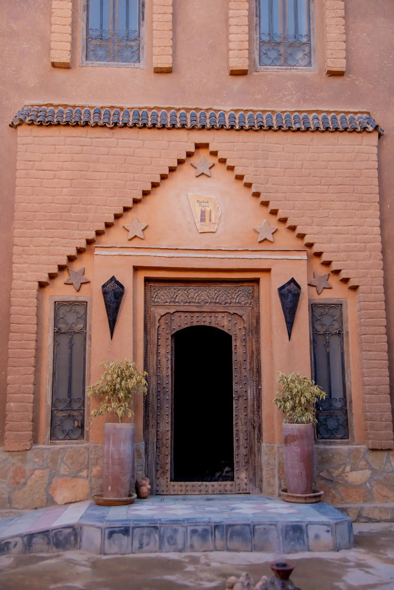 Kasbah Tiziri Hotel for Sale in Imzough, Morocco, featuring traditional Moroccan architecture and de.