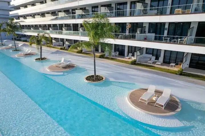 Modern 2-bedroom apartment with pool access in Cana Rock STAR Punta Cana. Perfect for investment or.