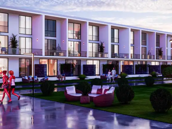 Apartment with modern design in Courtyard Platinum Bogaz Iskele North.