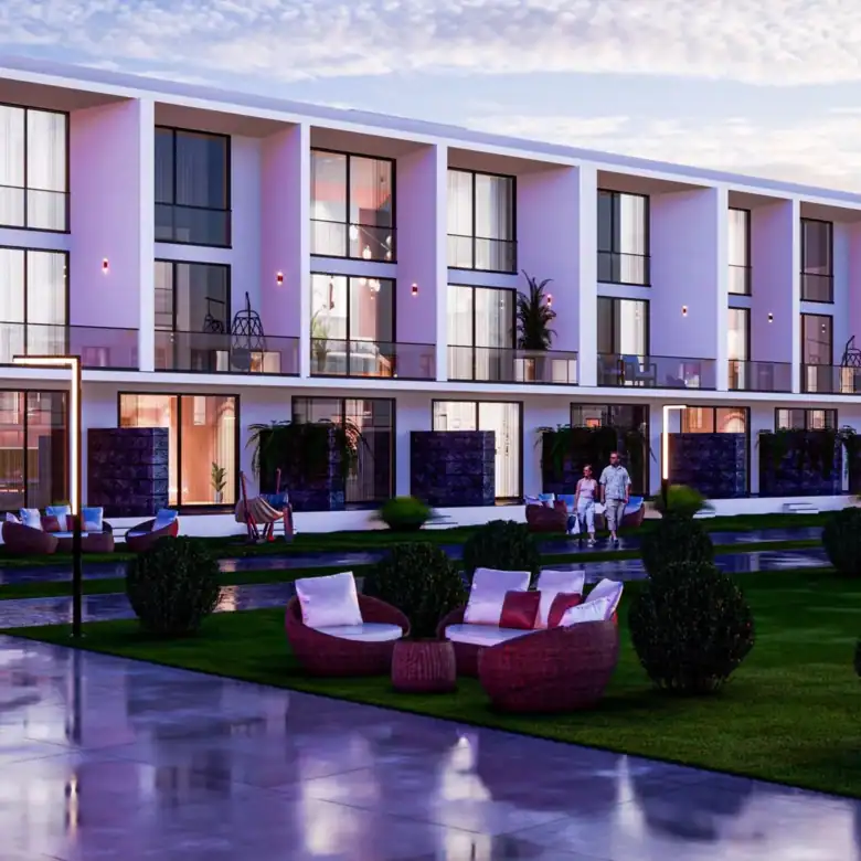 Apartment with modern design in Courtyard Platinum Bogaz Iskele North.