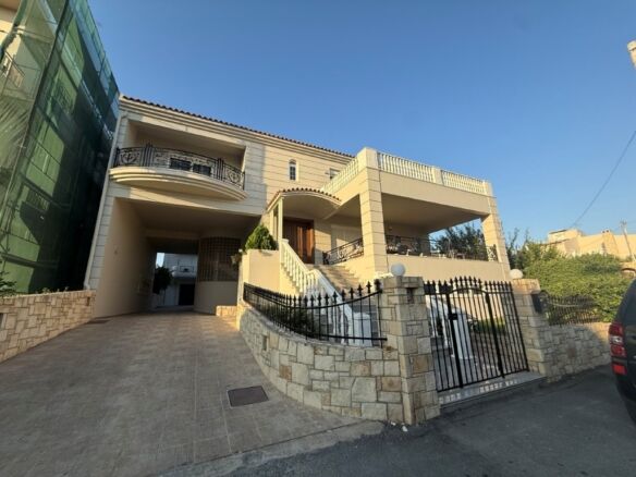 Heraklion Crete luxury villa for sale with spacious terraces and modern design. Perfect for a comfor.