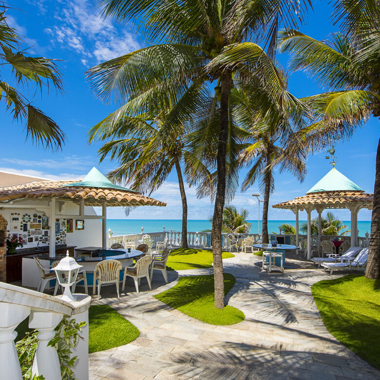Sea View Villa with Tropical Garden and Pool.
